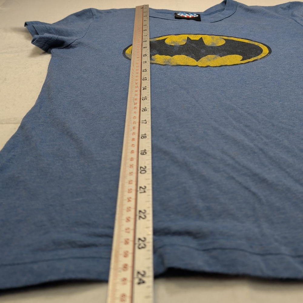 Women's Junk Food Blue Batman Short Sleeve Tee XL - Picture 7 of 8
